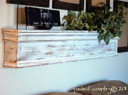 How to make and hang a wooden shelf