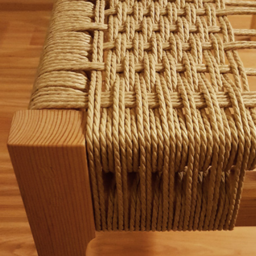 Weaving a Danish Cord Seat