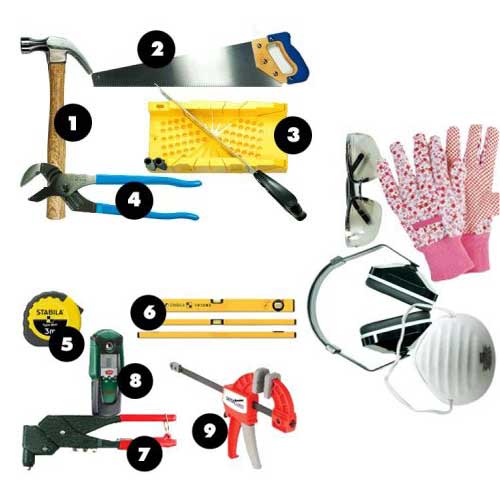Basic DIY hand tools