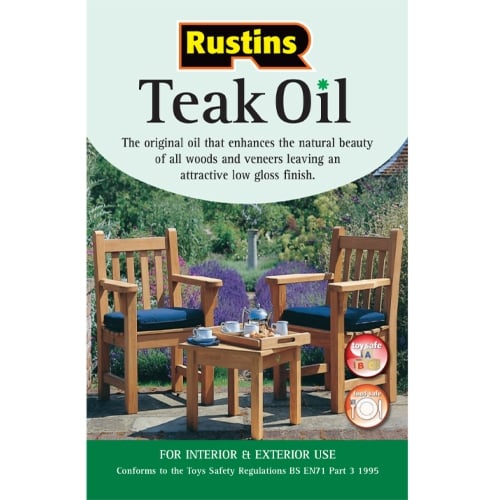 Rustins Teak Oil 500ml | 029TEAK500