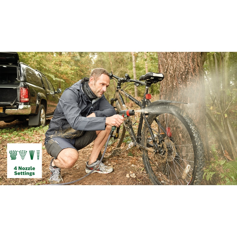 Bosch Fontus 18V Cordless Pressure Washer, 1 x 2.5Ah Battery Pack | 06008B6101