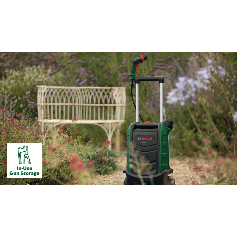 Bosch Fontus 18V Cordless Pressure Washer, 1 x 2.5Ah Battery Pack | 06008B6101