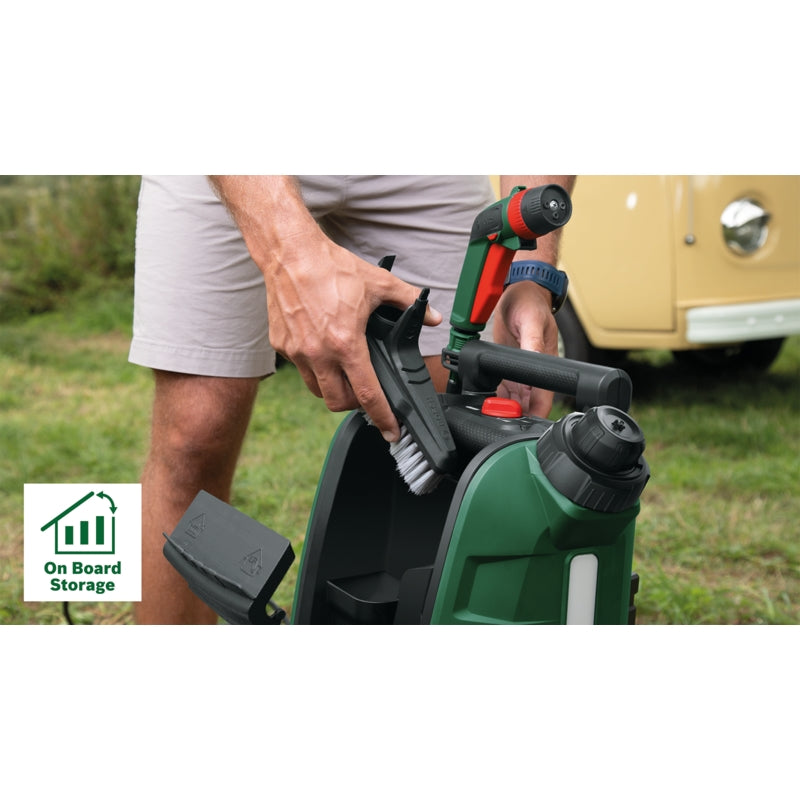 Bosch Fontus 18V Cordless Pressure Washer, 1 x 2.5Ah Battery Pack | 06008B6101