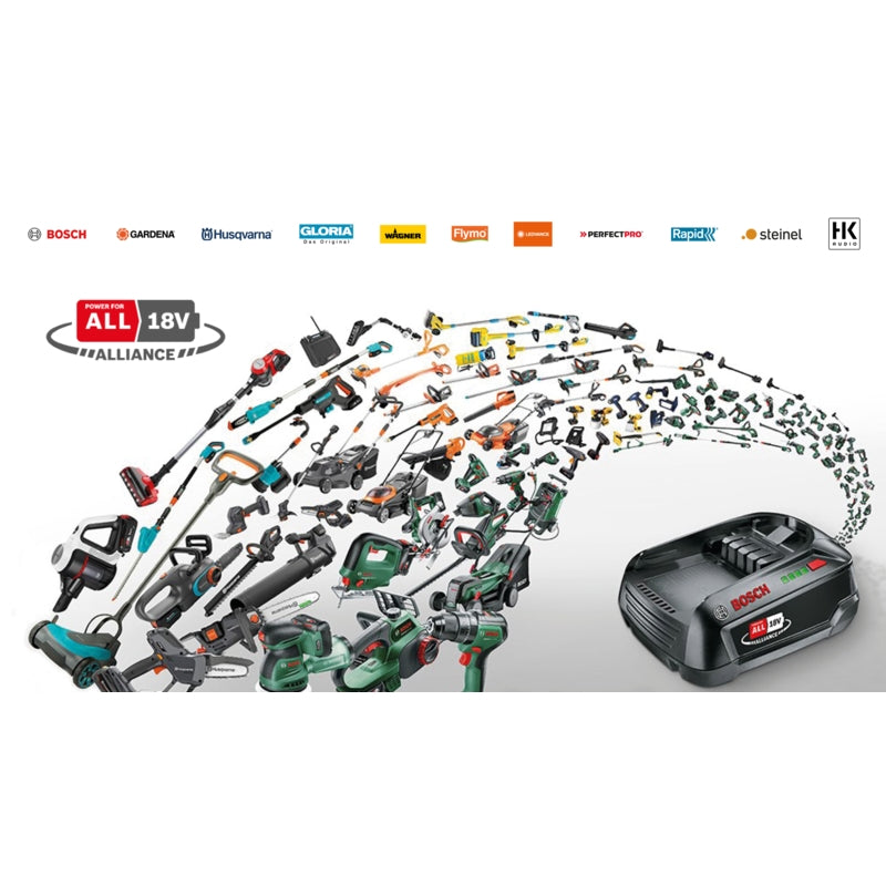 Bosch Fontus 18V Cordless Pressure Washer, 1 x 2.5Ah Battery Pack | 06008B6101