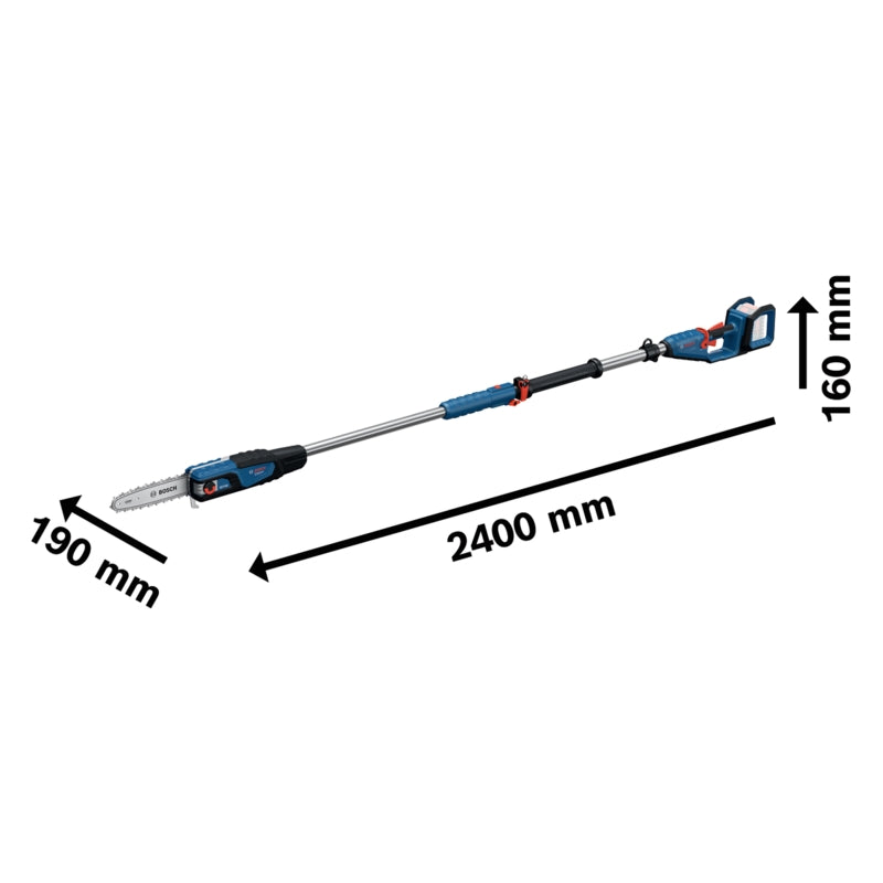 Bosch GKE 18V-25 TP Cordless Telescopic Pruner (Bare Tool) | 06008D6000