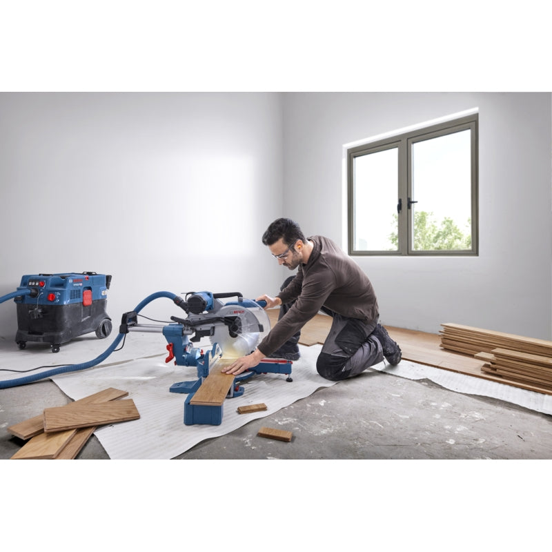 Bosch GCM 340-305 D Sliding Compound Mitre Saw 305mm, 1800W + FREE GTA 2600 Mitre Saw Stand