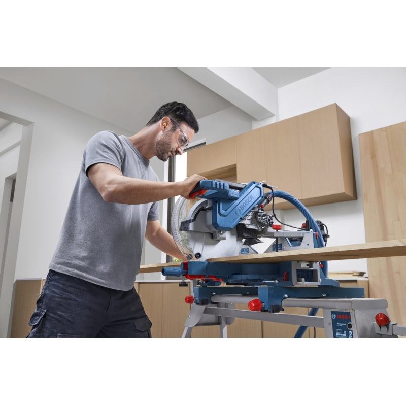 Bosch GCM 340-305 D Sliding Compound Mitre Saw 305mm, 1800W + FREE GTA 2600 Mitre Saw Stand