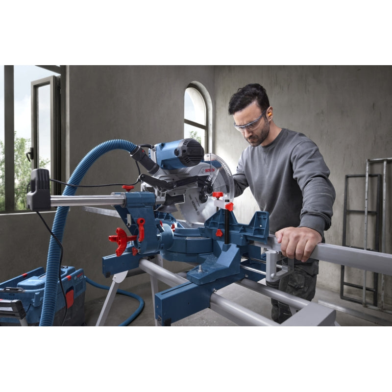 Bosch GCM 340-305 D Sliding Compound Mitre Saw 305mm, 1800W + FREE GTA 2600 Mitre Saw Stand