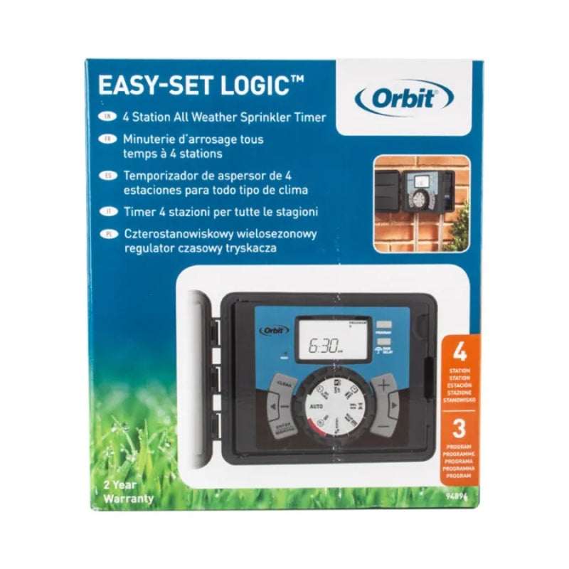 Orbit Easy-Set Logic 4-Station Outdoor Controller | 101004