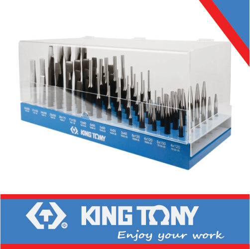 KING TONY CHISEL & PUNCH SET 90PC | 1090PR1