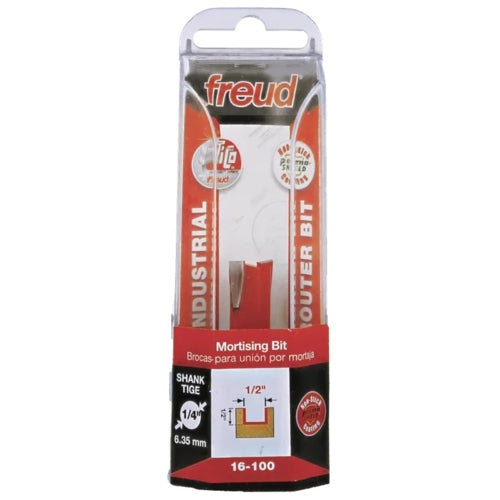 Freud Mortising Router Bit, D-31.75mm x h-12.7mm x H-56.2mm x Z-2 x A-1/2" | 16-10850P