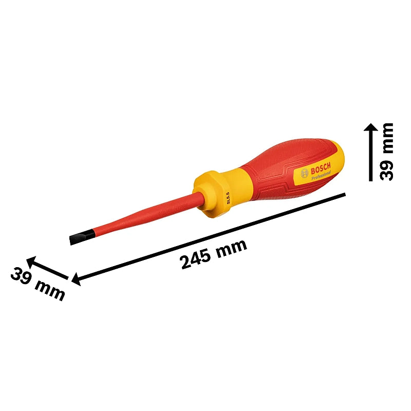 Bosch VDE Screwdriver, SL5.5 x 100mm | 1600A02NC3