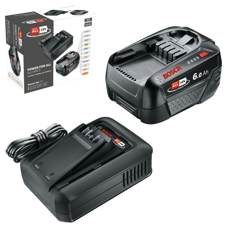 Bosch STARTER SET - 1 x 6.0Ah Batt. PK. + AL 18V-44 Charger | 1600A032A8