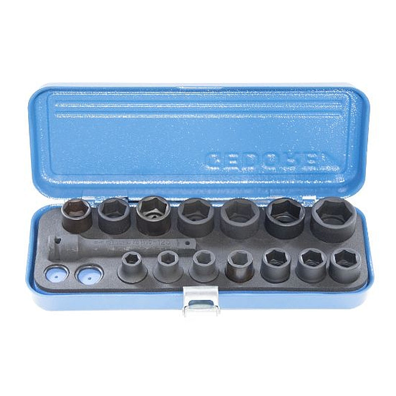 Gedore 14 Piece 1/2" SD Impact Socket Set, 10-27mm (K19-17) | 1646930