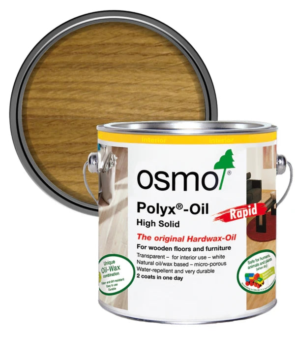 OSMO Polyx-Oil Rapid, Hardwax-Oil in Various Finishes