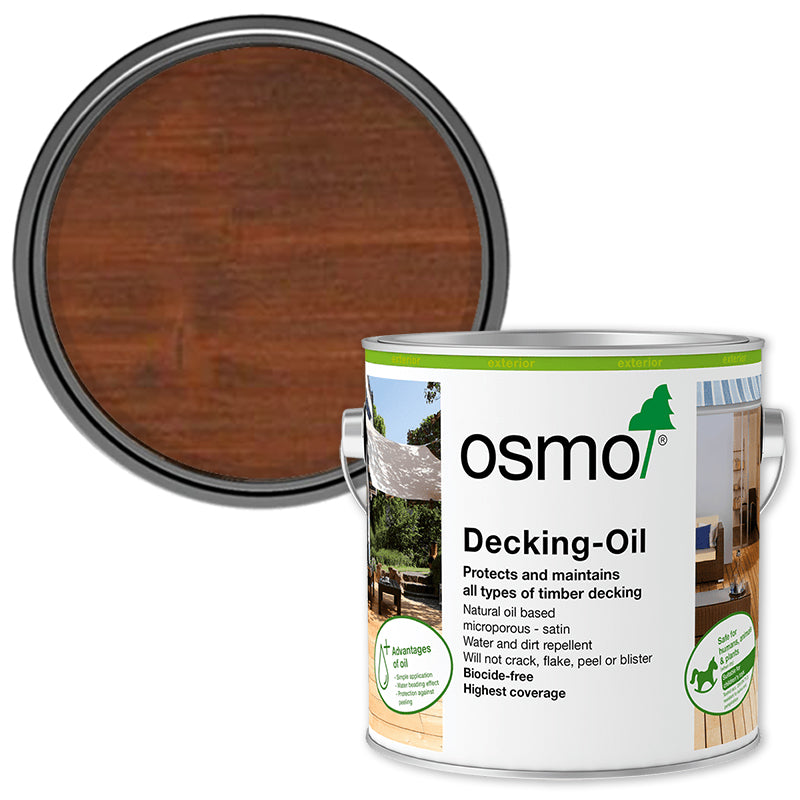 OSMO Decking Oil, Clear & Transparent Colour Finishes