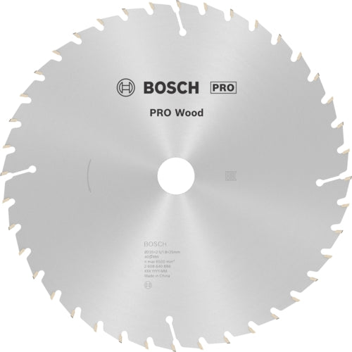 Bosch PRO Wood Circular Saw Blade, Ø235MM X B25MM X 2.5MM - 40T | 2608640886