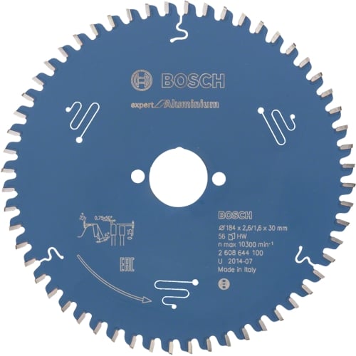 Bosch Expert for Aluminium Saw Blade, Ø184MM X B30MM X 2.6MM - 56T | 2608644100