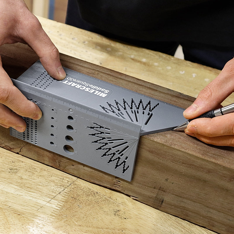 Milescraft SaddleSquare3D, 45/90 Degree Saddle Square | 8464