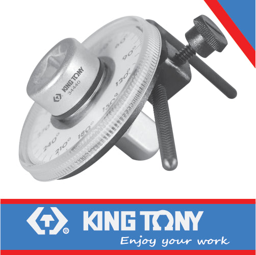 KING TONY TORQUE ANGLE GAUGE 1/2" | 34440