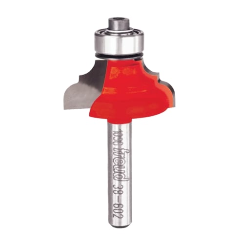 Freud Classical Ogee Router Bit, D-28.58mm x h-12.7mm x H-54.9mm x C-12.7mm x R1-3.97mm x R2-3.97mm x A-1/4" | 38-60225P