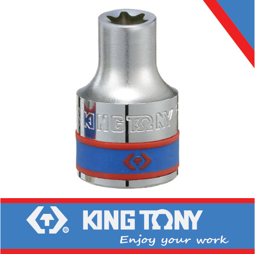 KING TONY SOCKET STANDARD 1/2" FEMALE TORX E22 | 437522