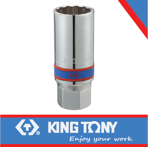 KING TONY SOCKET SPARK PLUG 1/2" RUBBER X 20.8MM | 463021M