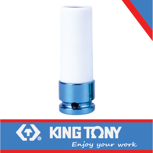 KING TONY SOCKET 1/2" IMPACT DEEP RUBBER COVER 17MM | 494517M
