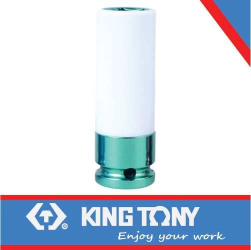 KING TONY SOCKET 1/2" IMPACT DEEP RUBBER COVER 19MM | 494519M
