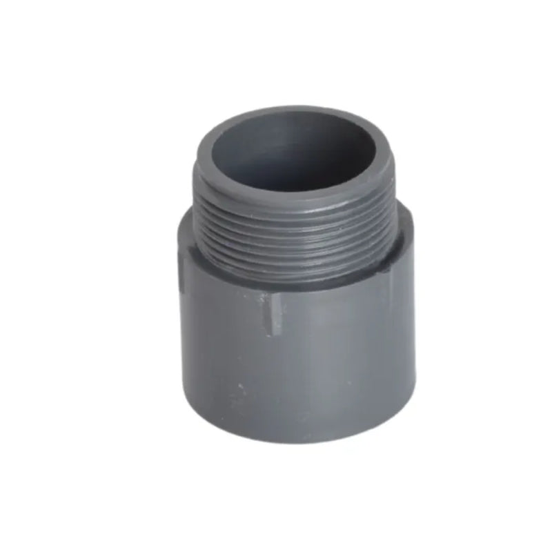 BLU52 PVC Pool Adaptor, Grey, 1-1/2" Male Thread to Female, 50mm | 810180