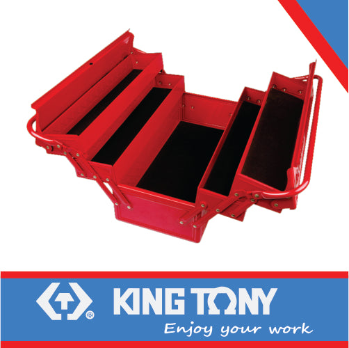 KING TONY TOOLBOX CANTILEVER 5 TIER RED | 87402