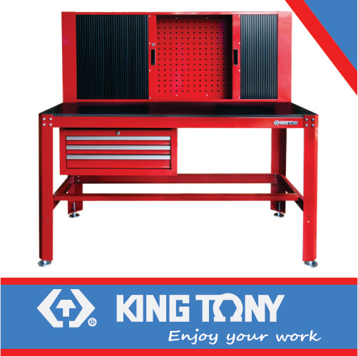 KING TONY WORKBENCH 3 DRAW CHEST AND WALL CABINETS | 87512