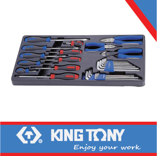 KING TONY COMBINATION TOOL SET 29 PC | 9 90129CR