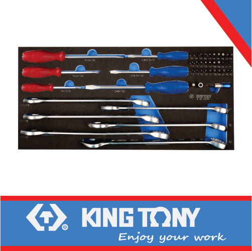 KING TONY COMBINATION TOOL SET 45PC EVA FOAM | 9 90145CRV