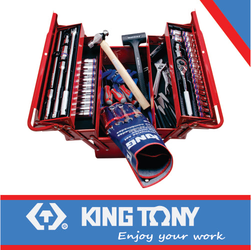 KING TONY TOOL BOX SET MECHANICS 81PC | 902 084MR