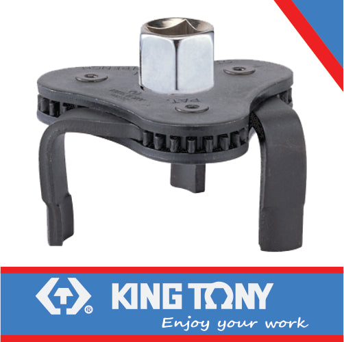 KING TONY OIL FILTER WRENCH 3 LEG 65 120MM | 9AE433