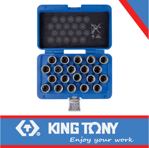 KING TONY WHEEL LOCK SOCKET SET VW | 9BW0220