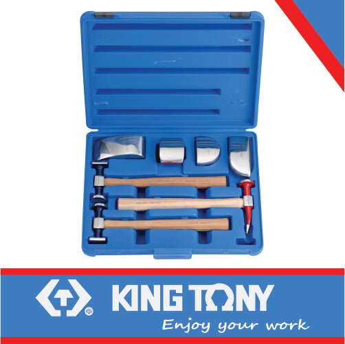 KING TONY BODY REPAIR KIT AUTO 7PC | 9CF207