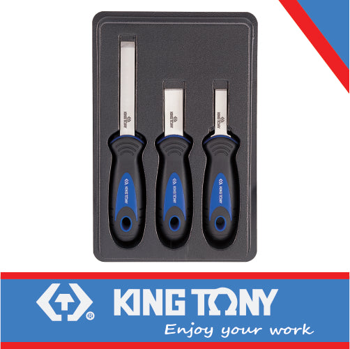 KING TONY PINCH WELD SCRAPER STAINLESS/S 3PC | 9CJ033