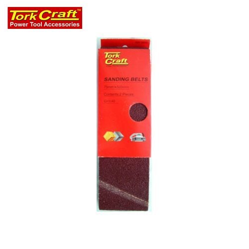 Sanding Belt 75 X 533mm 40Grit 2/Pack