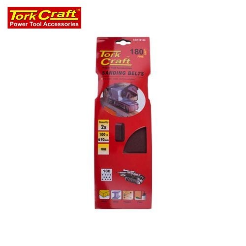 Sanding Belt 100X610mm 180Grit 2/Pack