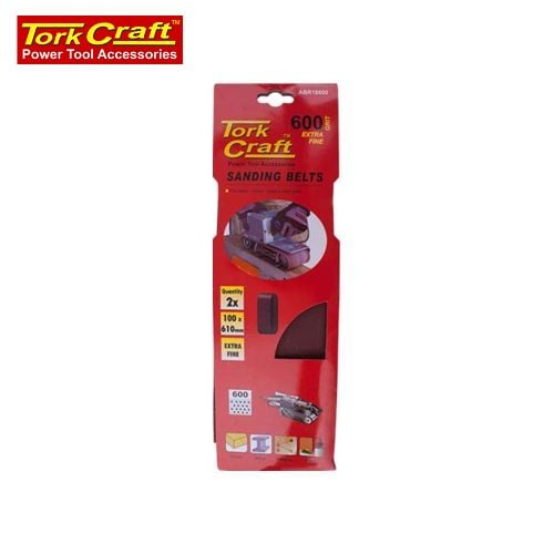 Sanding Belt 100X610mm 600Grit 2/Pack