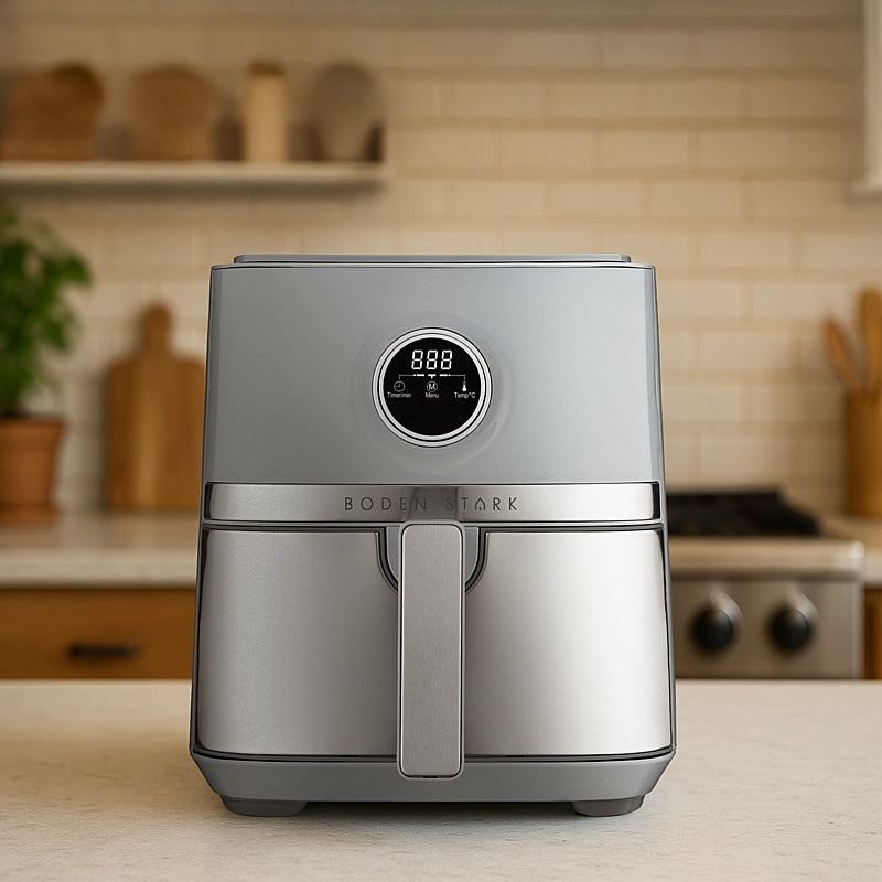 Boden Stark 5.0L Digital Air Fryer - Grey | BS-DAF04
