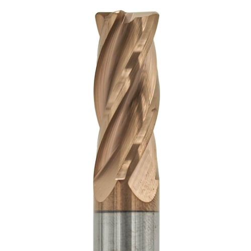 CNC Cutting Bits - Bull Nose End Mill, 4 Flute