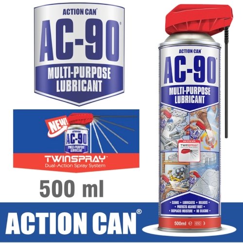 ACTION CAN AC-90 2094, Multi-purpose Lubricant, 500ml Aerosol - View #2