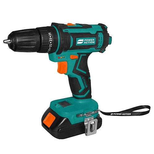 Power Action 20V Cordless Impact Drill Driver 10mm, 2.0Ah Kit | CD2100T