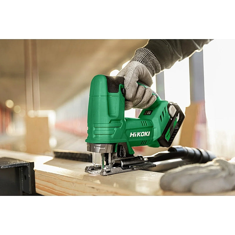 Hikoki Cordless Jig Saw, Bow Handle, 26mm Stroke (Bare Tool) | CJ18DAW2Z