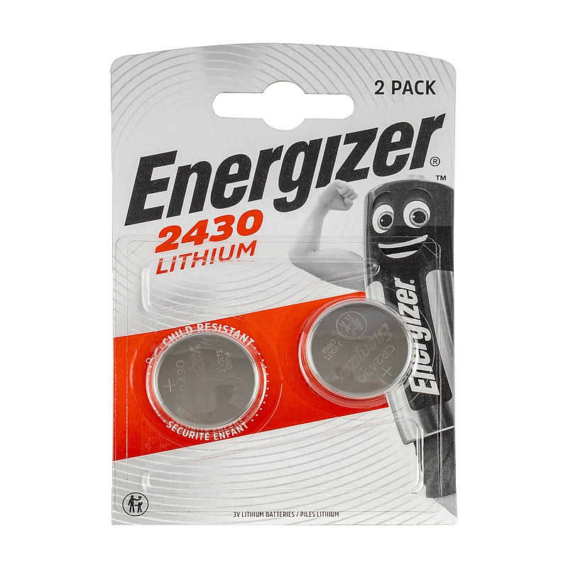 Energizer 2/Pk 3V Lithium Coin Batteries, CR2430 | CR2430BP2