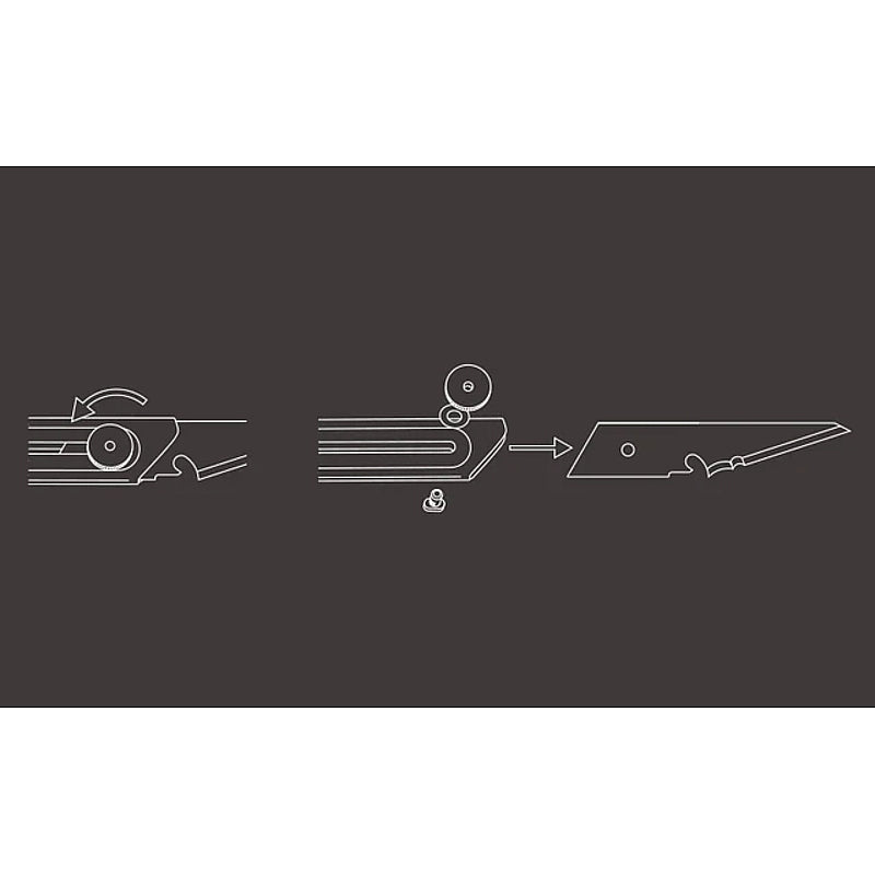 Olfa Works Retractable Blade Camp Utility Knife, Sand Colour | CTR OW-UCK-1-SB-DSB