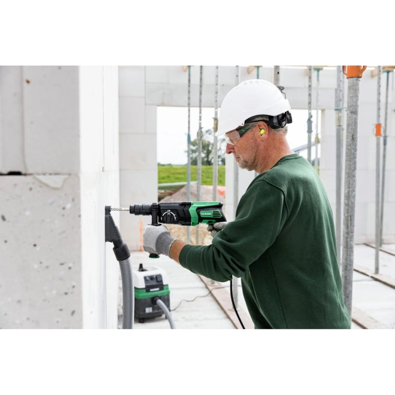 HiKOKI SDS-Plus Rotary Hammer Drill 2.9J, 830W | DH26PMCWSZ